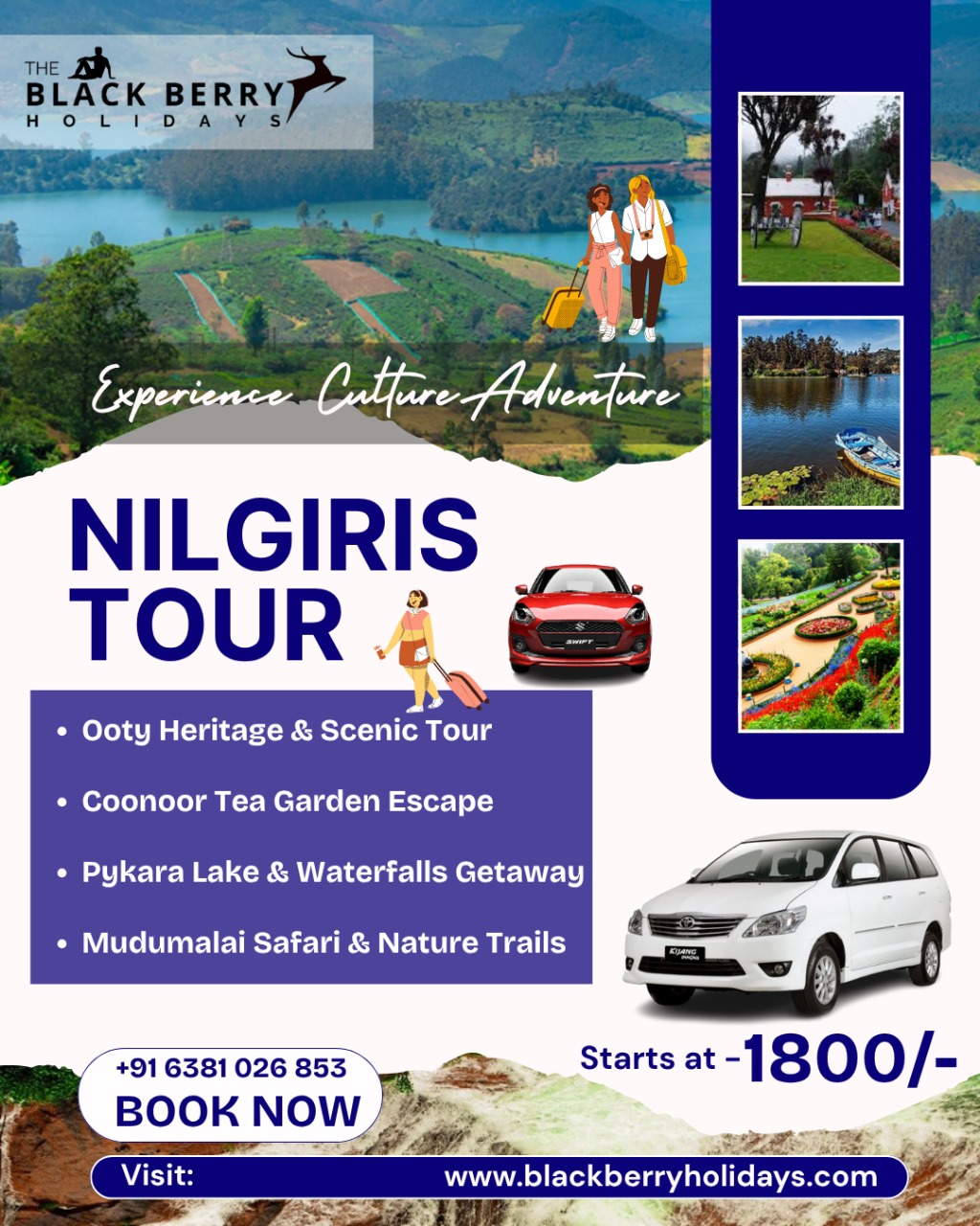 20% Offer ooty -  Black Berry Holidays